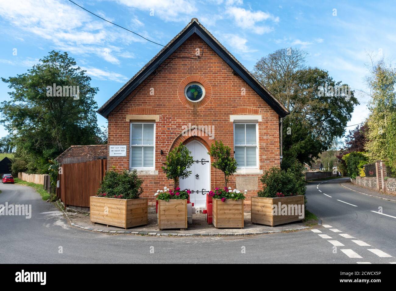 Former baptist chapel in West Ilsley village, Berkshire, UK, now a private residence Stock Photo