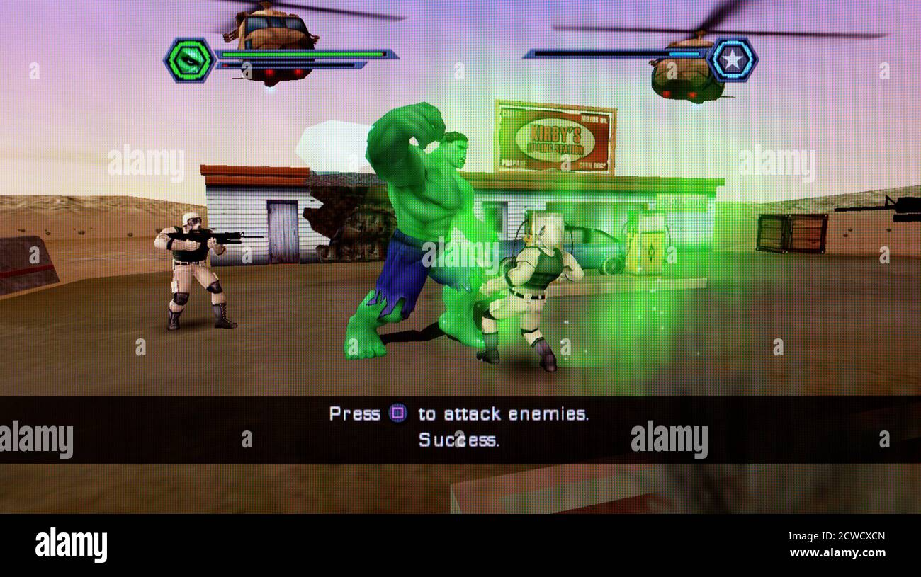 Mangler halvø han Hulk - Sony Playstation 2 PS2 - Editorial use only Stock Photo - Alamy