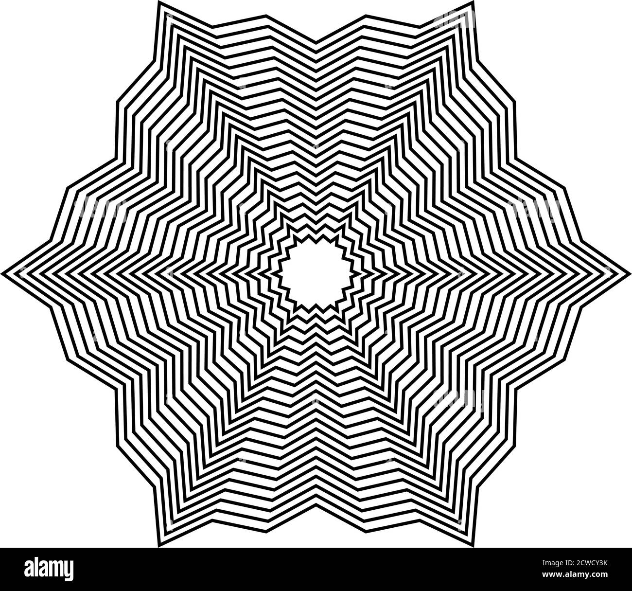 Colorful motifs, abstract shapes vector. Circular pattern elements ...