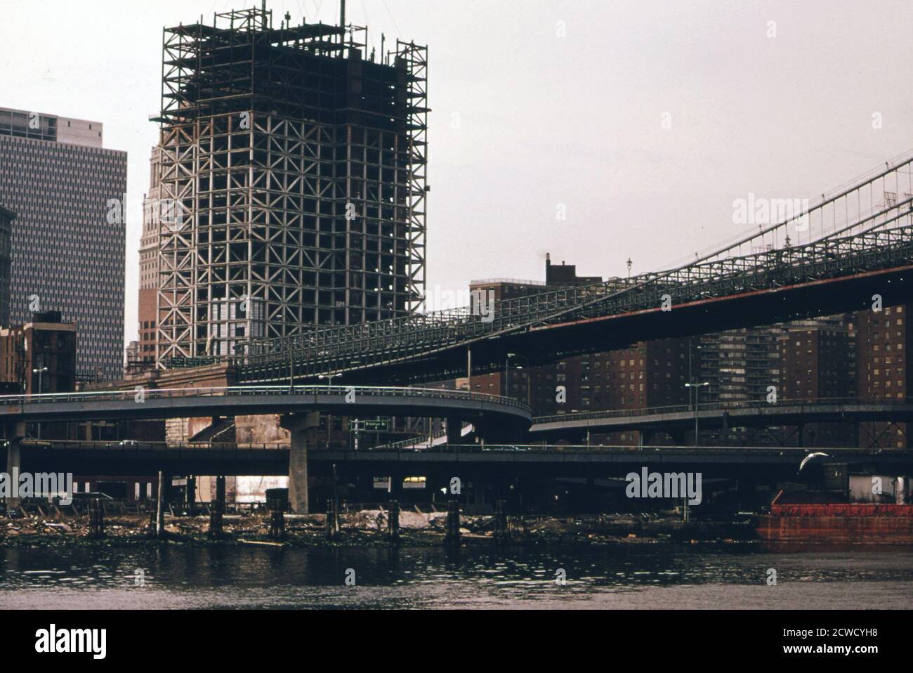 Manhattan New York ca.  April 1974 - New York City 1970s Stock Photo