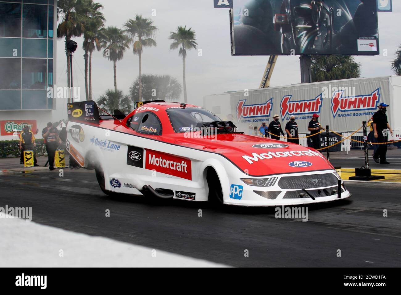 Gainsville, Florida, USA. 27th Sep, 2020. Bob Tasca III (5) Funny Car  Motorcraft during the 51st annual Amalie Motor Oil NHRA Gatornationals  Credit: Action Plus Sports/Alamy Live News Stock Photo - Alamy