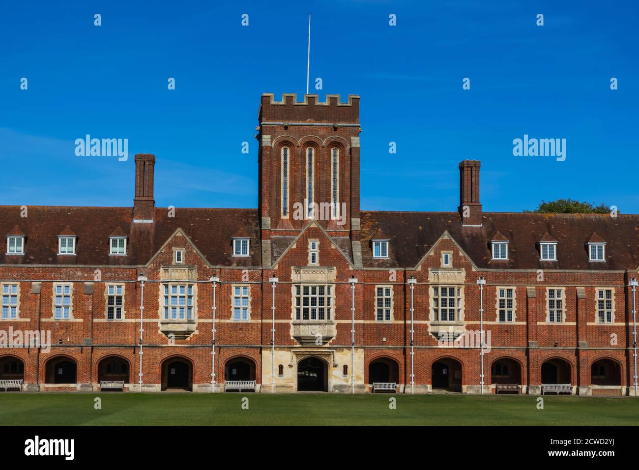 England, East Sussex, Eastbourne, Eastbourne College Stock Photo