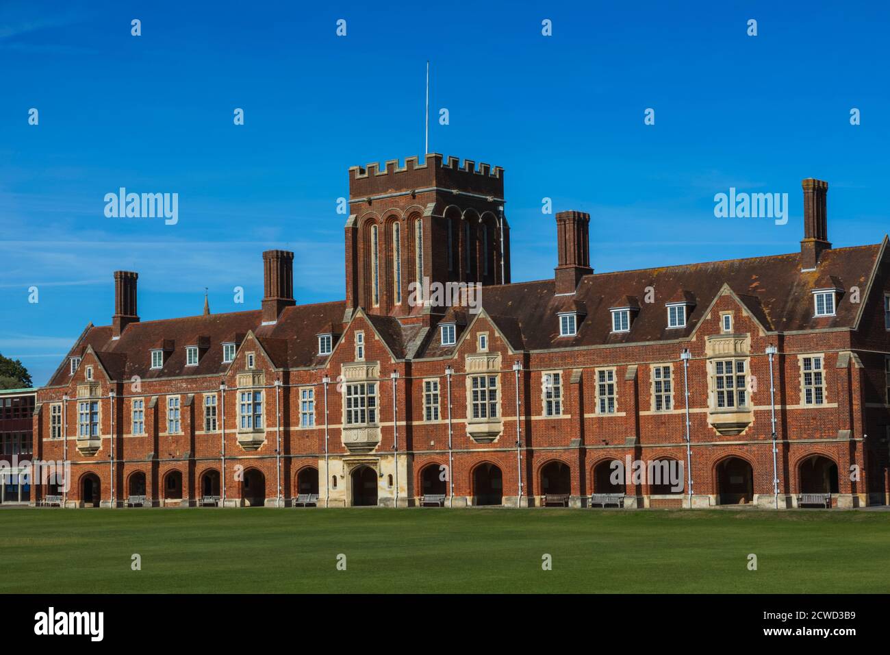 England, East Sussex, Eastbourne, Eastbourne College Stock Photo