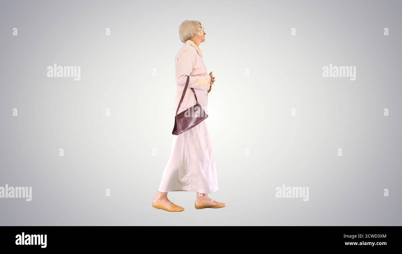 Slim attractive senior woman hi-res stock photography and images - Alamy