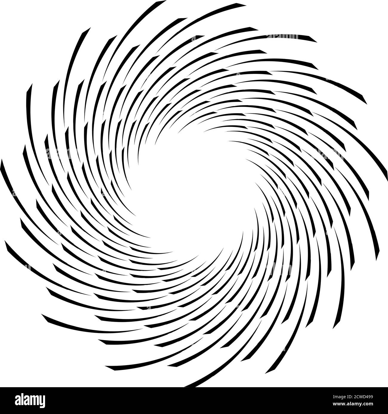 Spiral, twist radial swirl, twirl circular vector illustration. Revolve