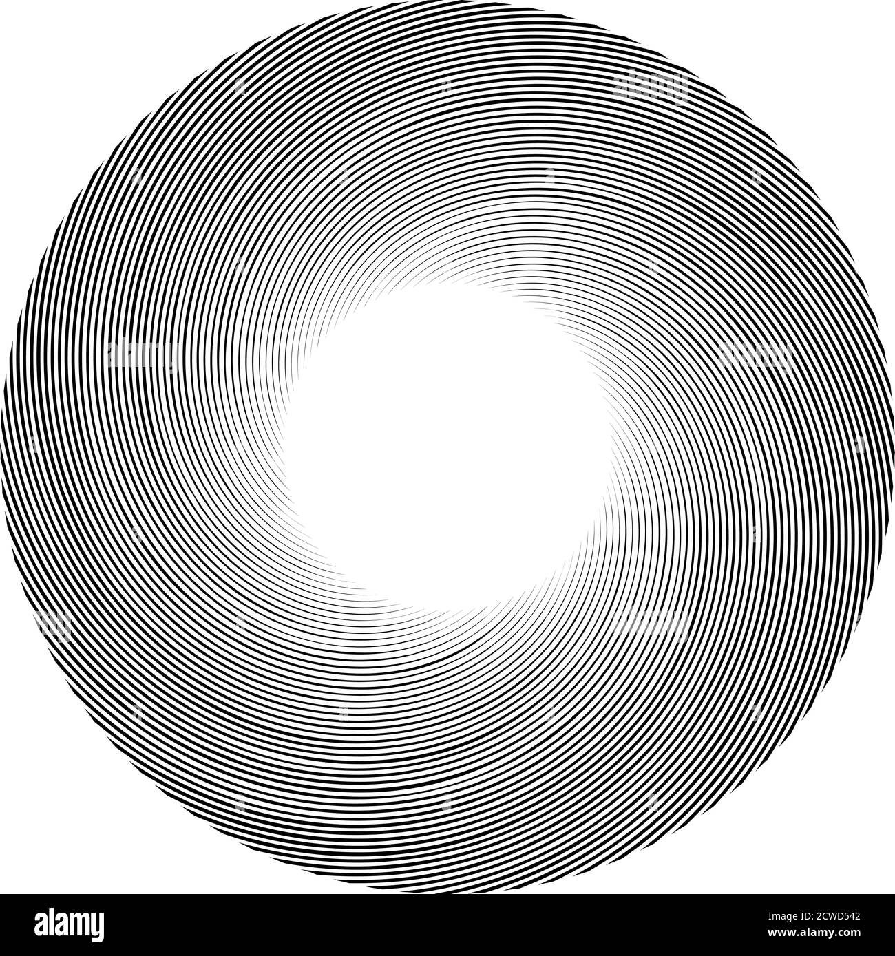 Spiral, twist radial swirl, twirl circular vector illustration. Revolve ...
