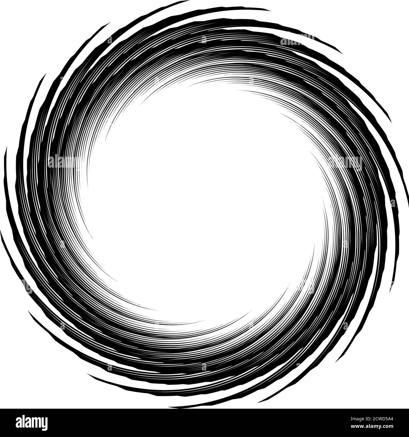 Spiral, twist radial swirl, twirl circular vector illustration. Revolve