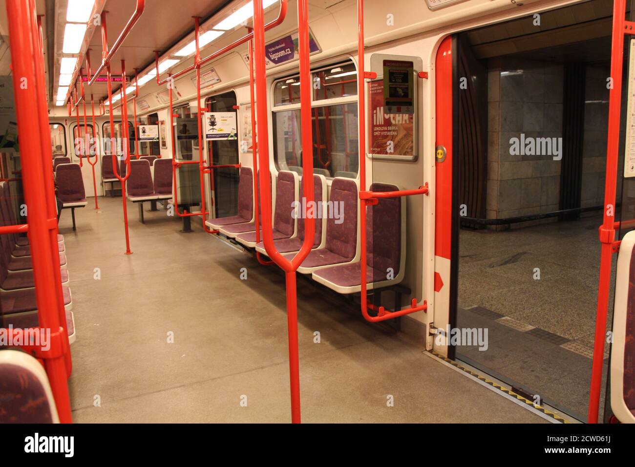 Passenger metro train seat map hi-res stock photography and images - Alamy