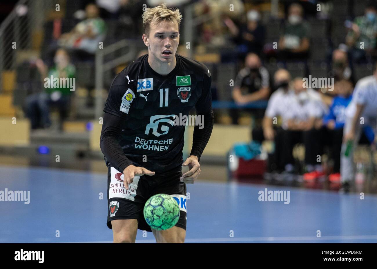 Berlin, Germany. 29th Sep, 2020. Handball EHF European League, Füchse Berlin Gyöngyösi FKK Berlin, Germany. 29th Sep, 2020. Handball EHF European League, Füchse Berlin Gyöngyösi FKK