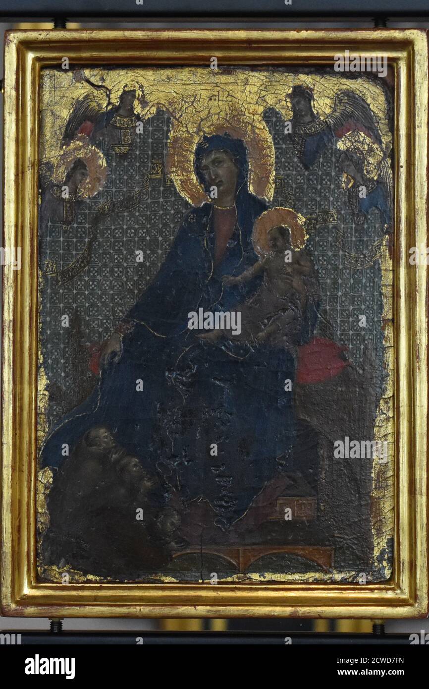 Duccio di Buoninsegna. Madonna of the Franciscans. last decade of the