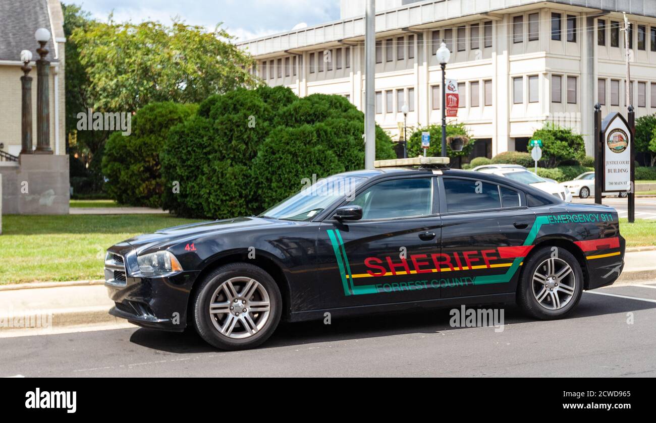 Hattiesburg, MS / USA - September 17, 2020: Forrest County Mississippi sheriff patrol car Stock Photo