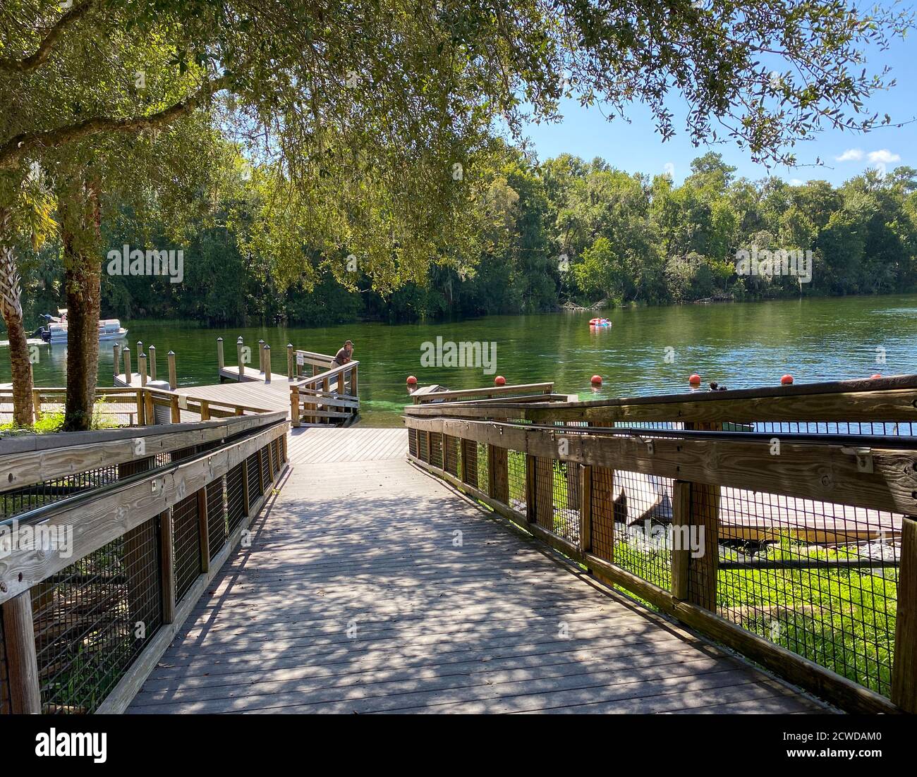 Dunnellon, FL/USA 9/2/20 The Rainbow River near KP Hole County park