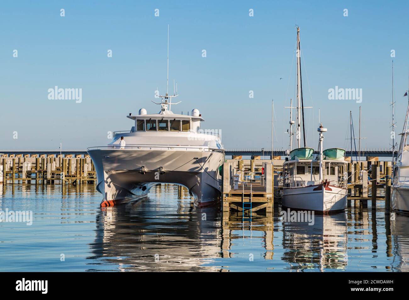 Boats in the marina at Bay St. Louis, Mississippi, USA Stock Photo Alamy