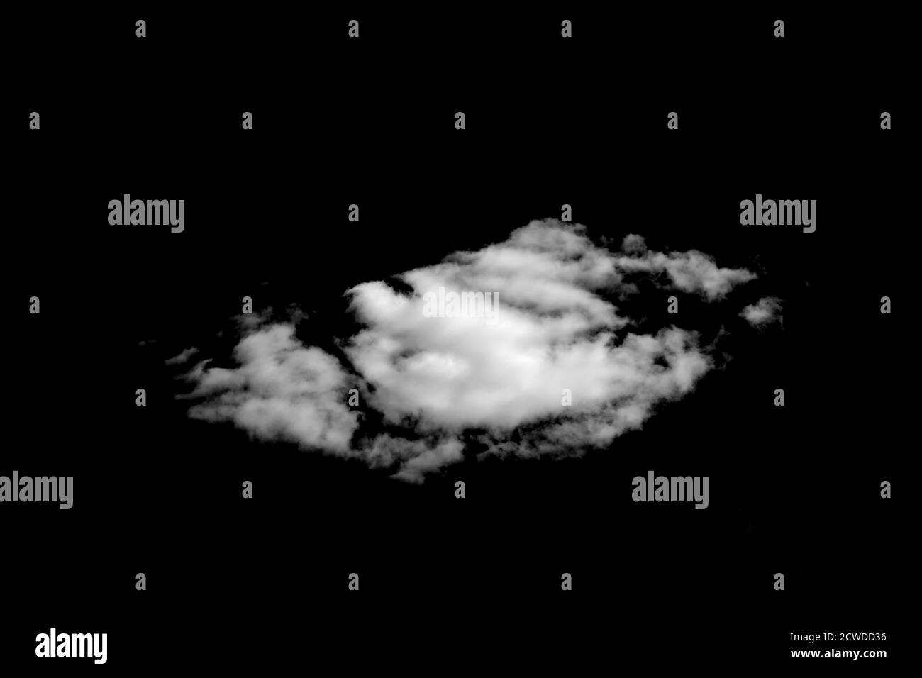 white cloud isolated on black background Stock Photo - Alamy