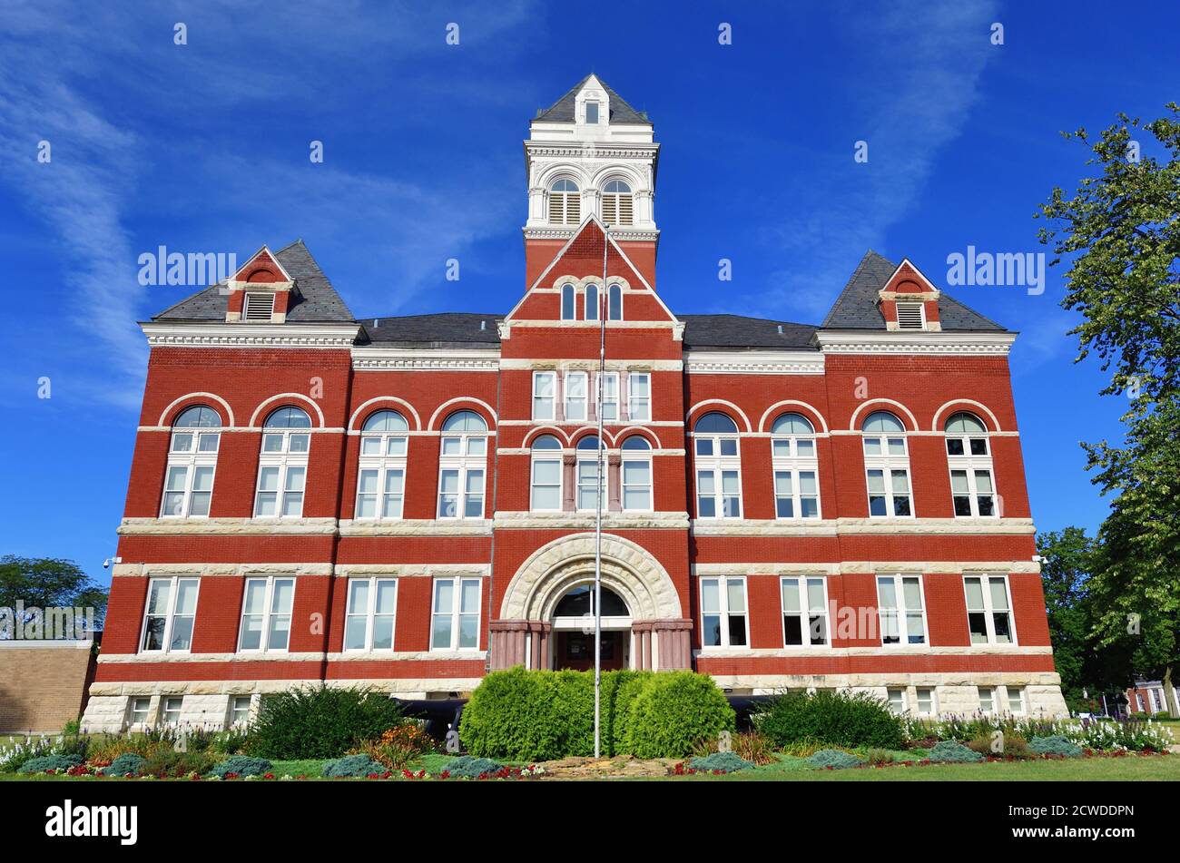 Oregon, Illinois, USA. The Ogle County Courthouse in the county seat of Oregon, Illinois. The building was completed in 1891. Stock Photo