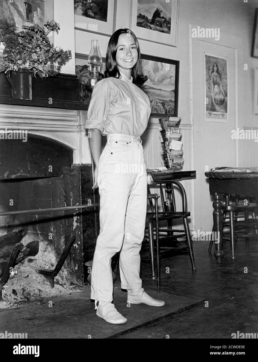 Celia Kaye, Publicity Portrait for the Film, 'Island of the Blue Dolphins', Universal Pictures, 1964 Stock Photo