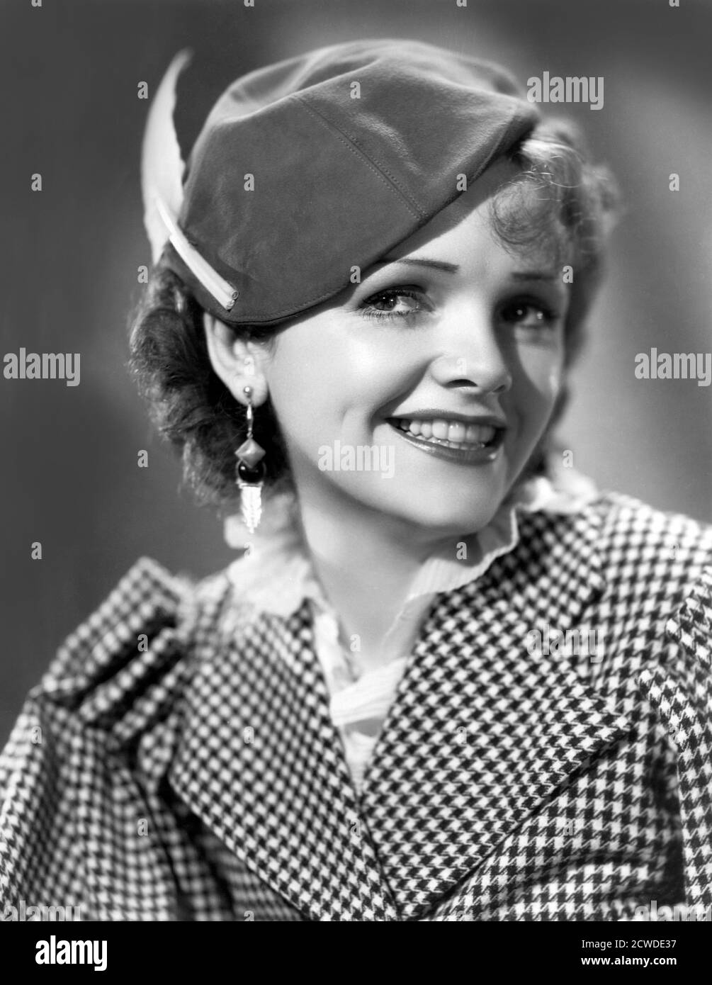 Actress Pert Kelton, Head and Shoulders Publicity Portrait, 1930's Stock Photo