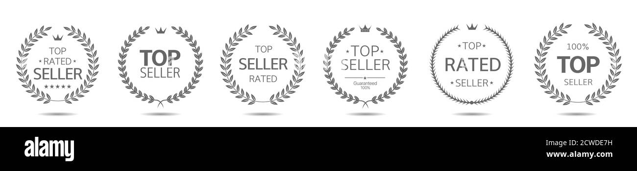 Best seller badge Black and White Stock Photos & Images - Alamy