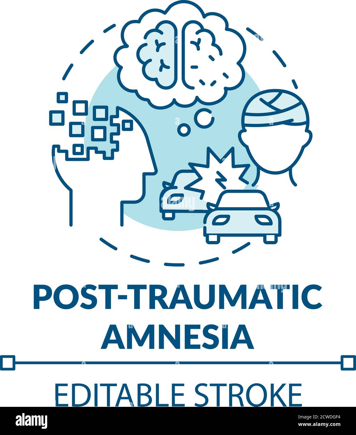 Traumatic brain injury therapy Stock Vector Images Alamy