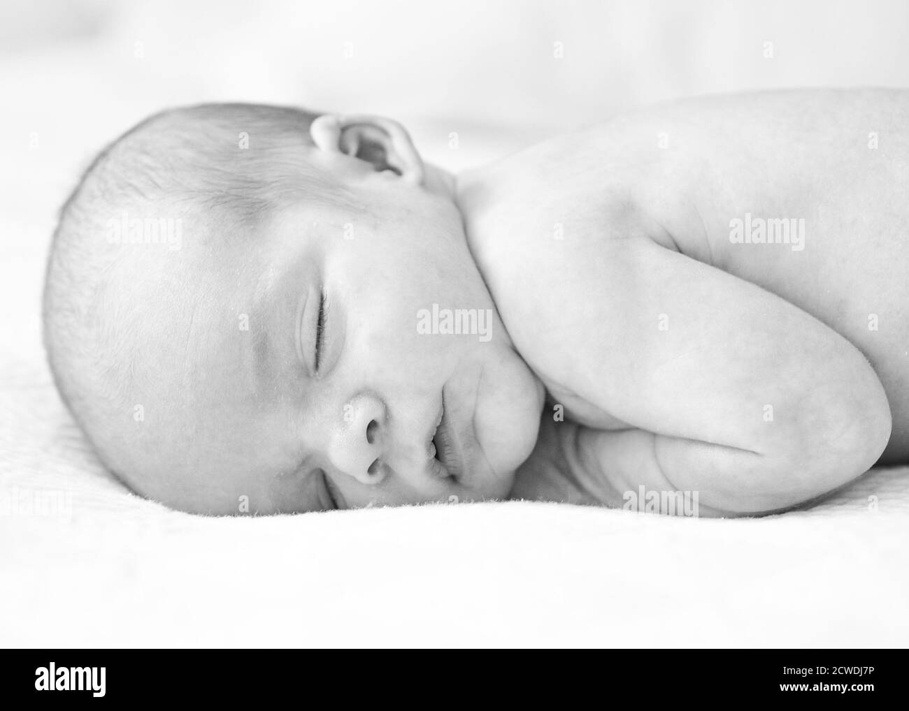Sleeping boy Black and White Stock Photos & Images Alamy
