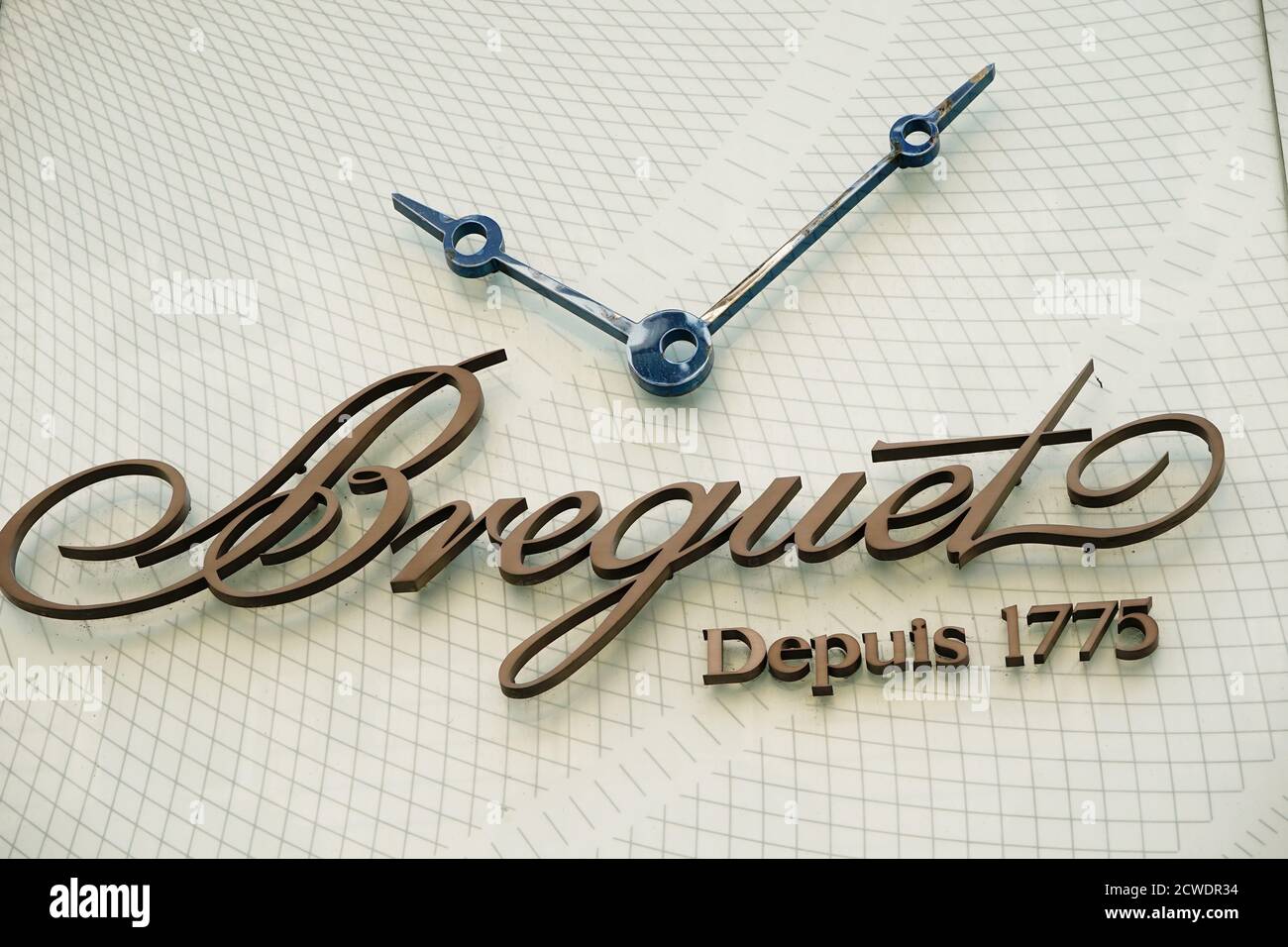 New York, USA. 21st May, 2020. Breguet logo seen one at one of their branches. Credit: John Nacion/SOPA Images/ZUMA Wire/Alamy Live News Stock Photo