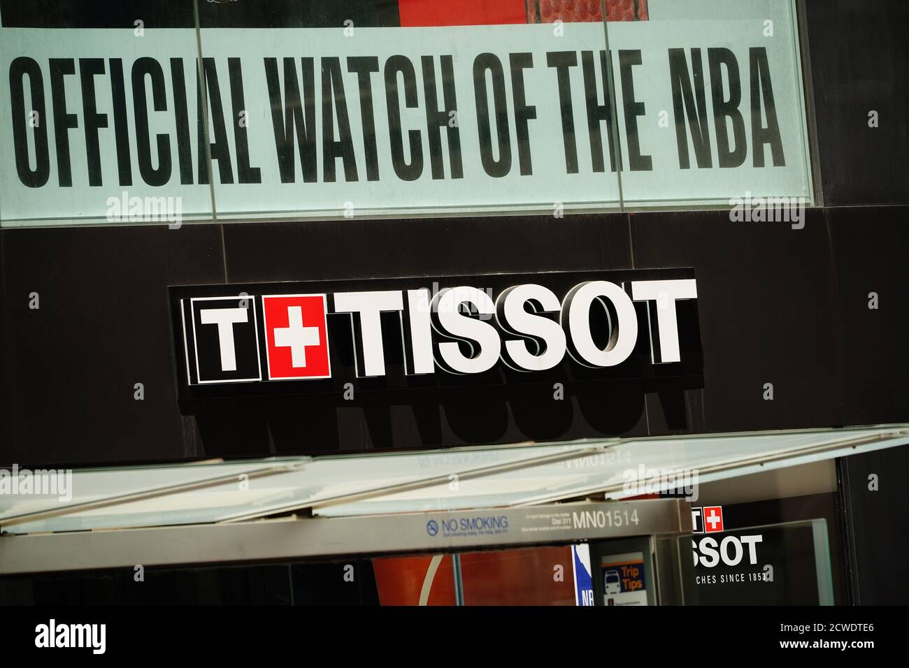 New York, USA. 21st May, 2020. Tissot logo seen one at one of their branches. Credit: John Nacion/SOPA Images/ZUMA Wire/Alamy Live News Stock Photo