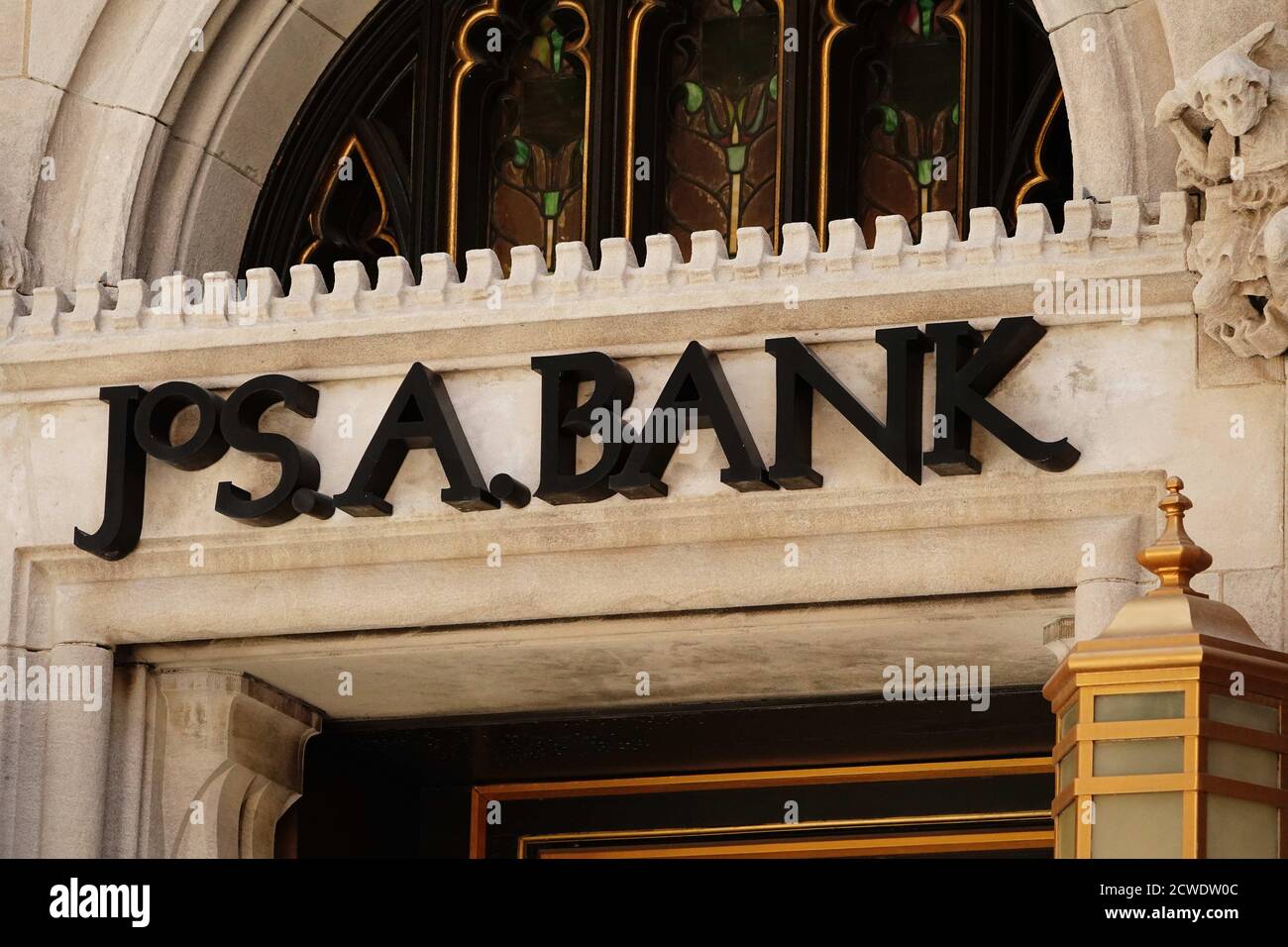 New York, USA. 21st May, 2020. JoS. A. Bank logo seen one at one of their branches. Credit: John Nacion/SOPA Images/ZUMA Wire/Alamy Live News Stock Photo