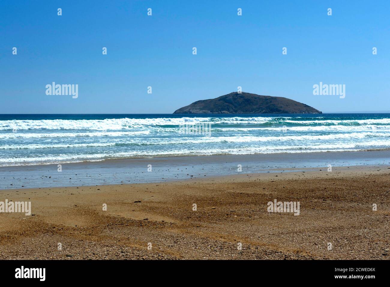 Offshore island in Bass Strait Stock Photo