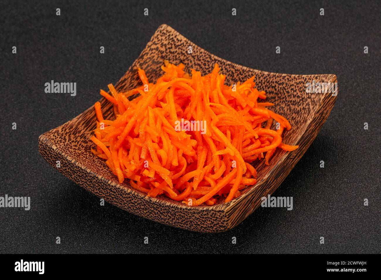 Spicy Korean carrot in the bowl Stock Photo Alamy