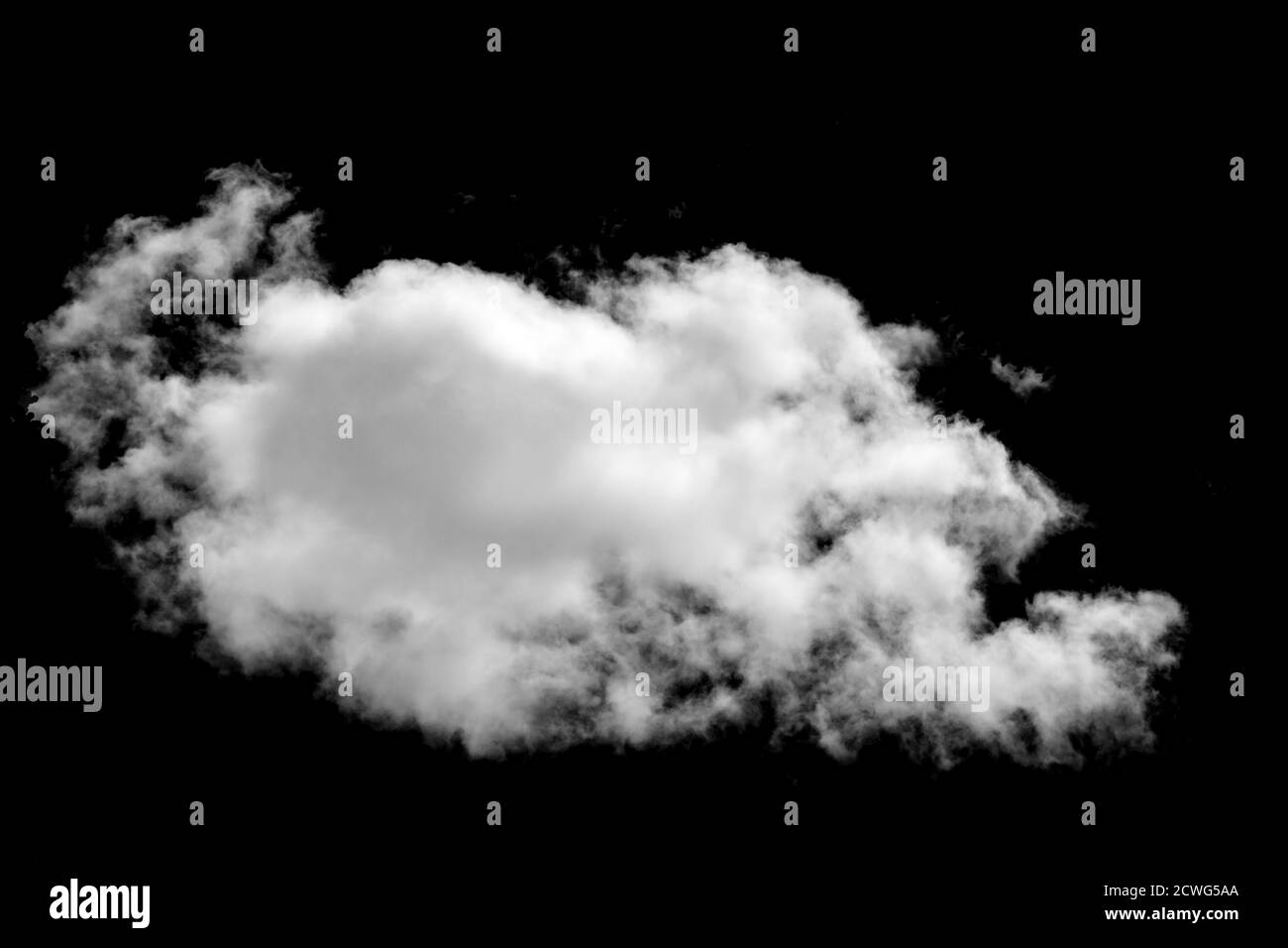 white cloud isolated on black background Stock Photo - Alamy