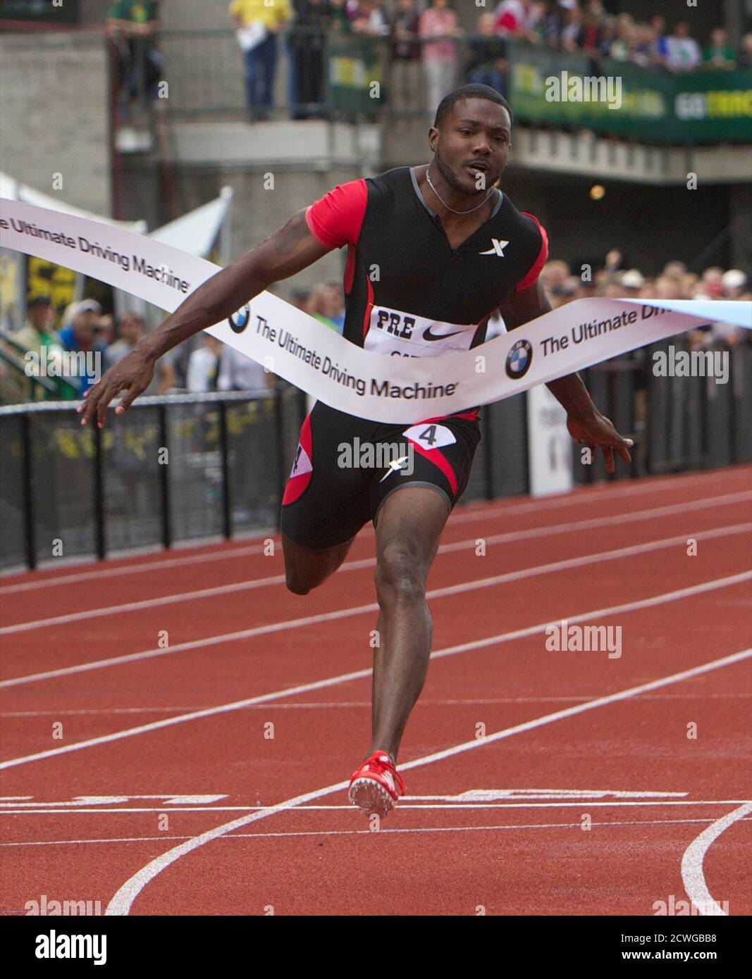 Steve gatlin hires stock photography and images Alamy