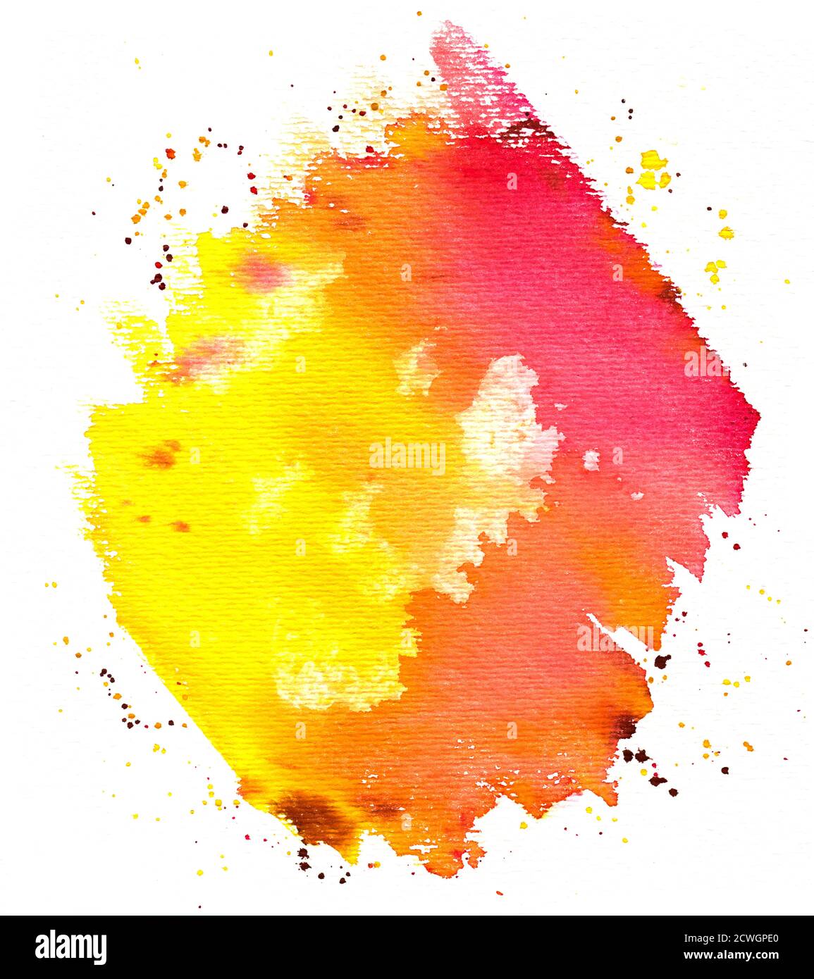 Abstract watercolor background texture in autumn colors Stock Photo - Alamy