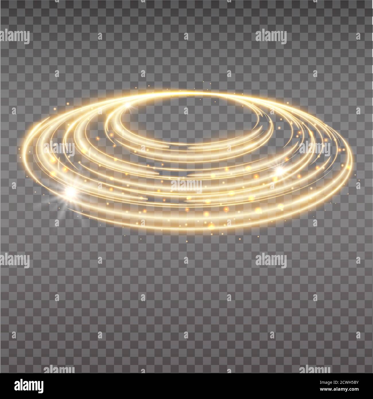 White halo angel ring. Isolated on black... - Stock Illustration [49262427]  - PIXTA