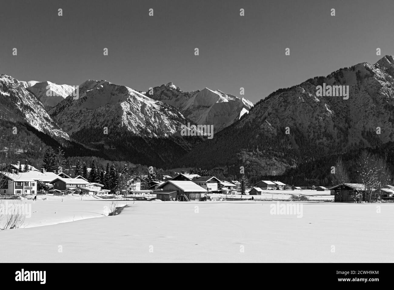 Oberstdorf, Allgäuer Alpen Stock Photo