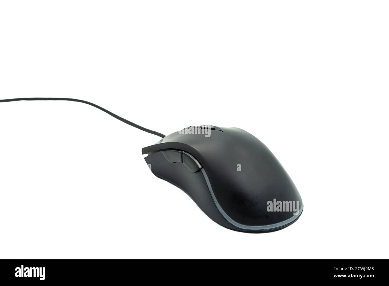 The black mouse isolated on a white background Stock Photo - Alamy