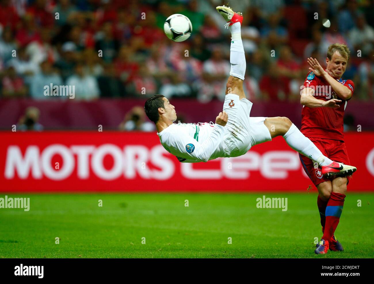 Portugals cristiano ronaldo kicks ball hires stock photography and