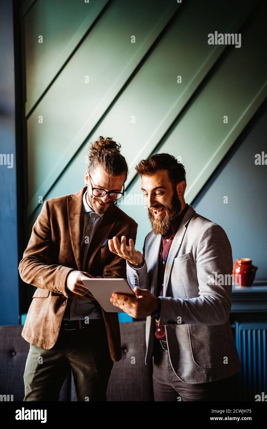 Successful business group of people at work in office Stock Photo - Alamy