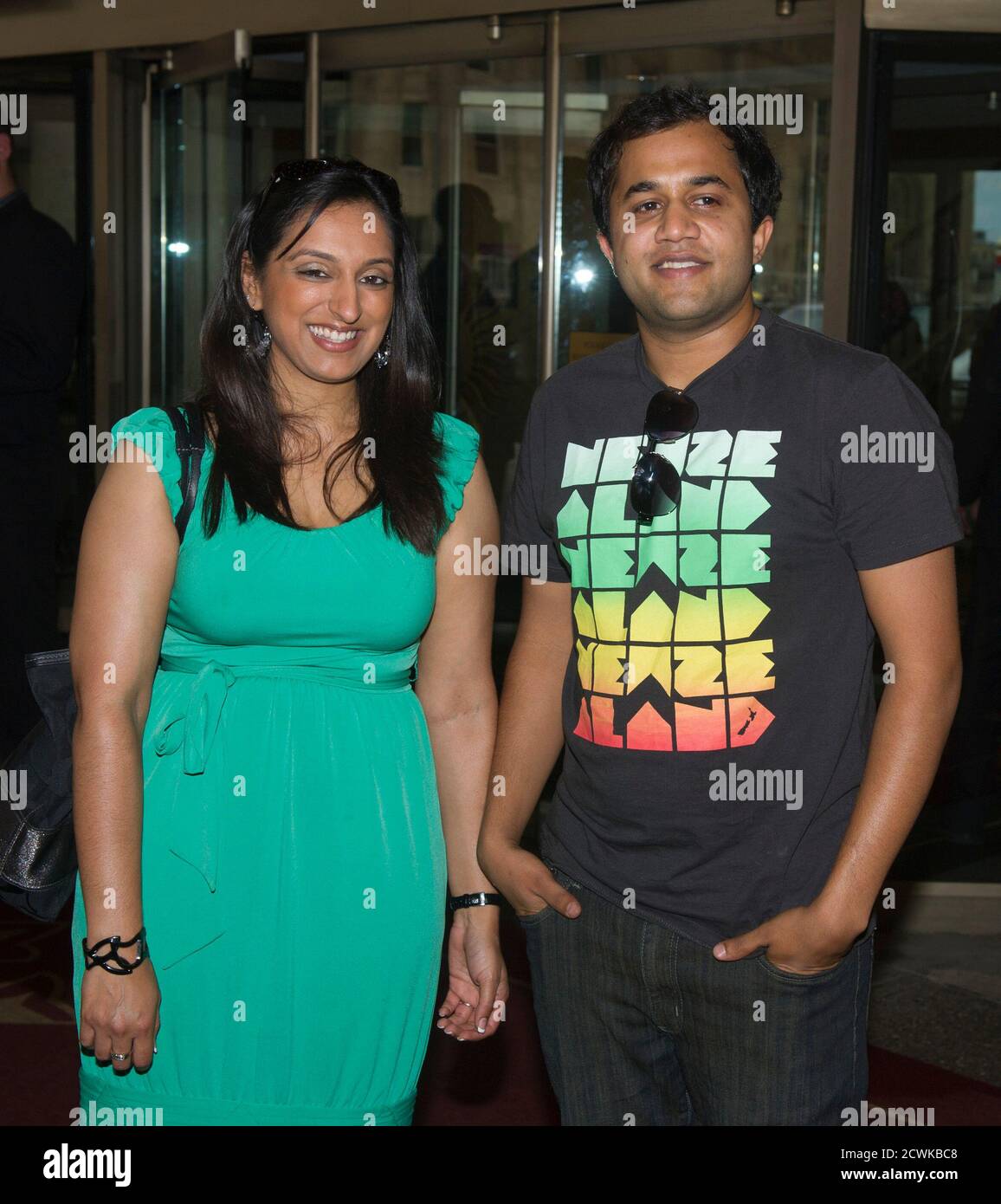 Bollywood Actor Omi Vaidya Smiles With His Wife Minal Patel In Toronto June 23 2011 The International Indian Film Academy Iifa Awards Will Be Held In Toronto June 25th Reuters Mark Blinch Canada