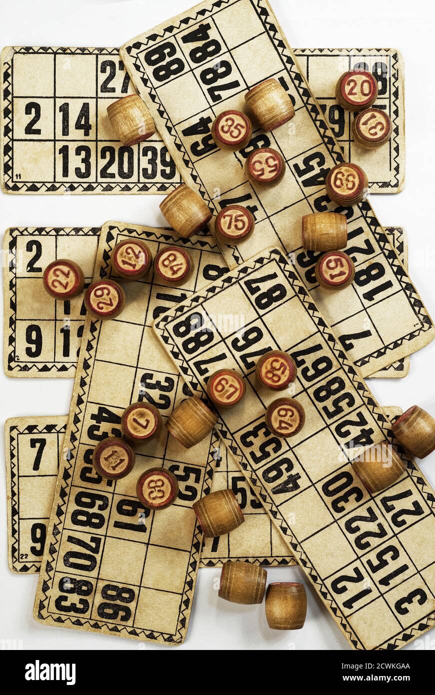 Photo lotto, table lotto, lotto game Stock Photo Alamy