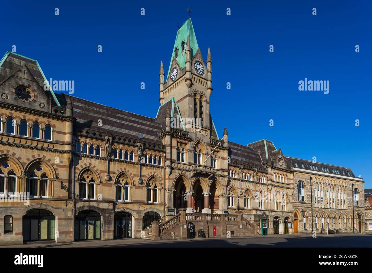 England, Hampshire, Winchester, The Guildhall Stock Photo