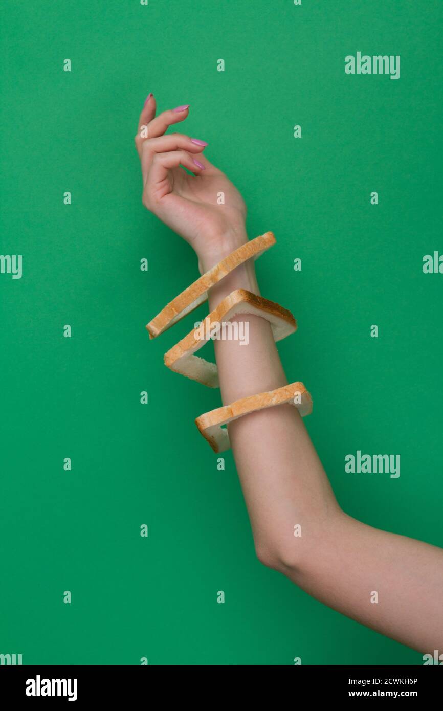 Concept of flour addiction Stock Photo Alamy