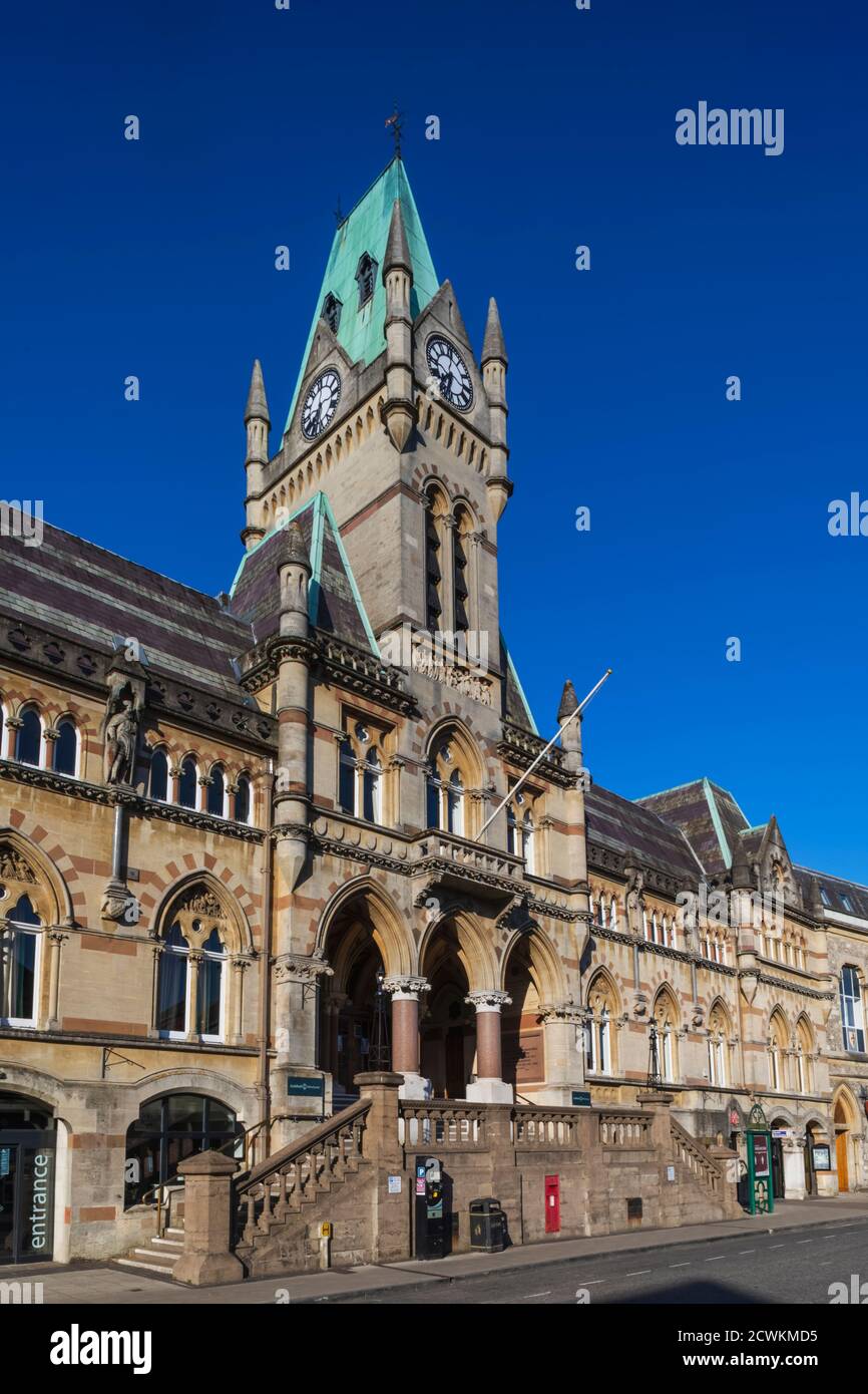 England, Hampshire, Winchester, The Guildhall Stock Photo