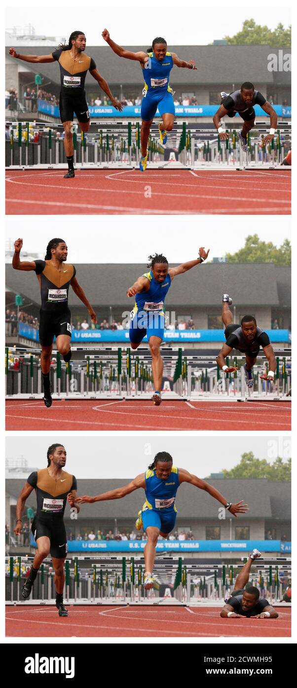 Mens 110 hurdles Cut Out Stock Images & Pictures Alamy