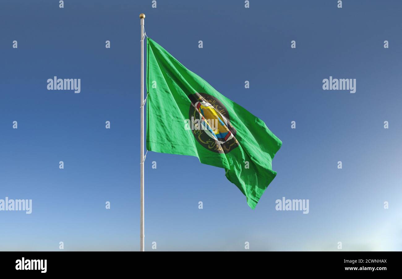 Flags of gcc member states hires stock photography and images Alamy