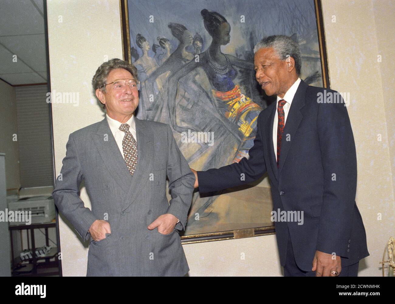 Nelson mandela 1993 hires stock photography and images Alamy