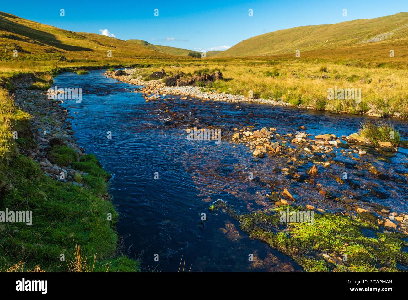 The valley of the Afon Hengwm below Plylimon in the Cambrian mountains