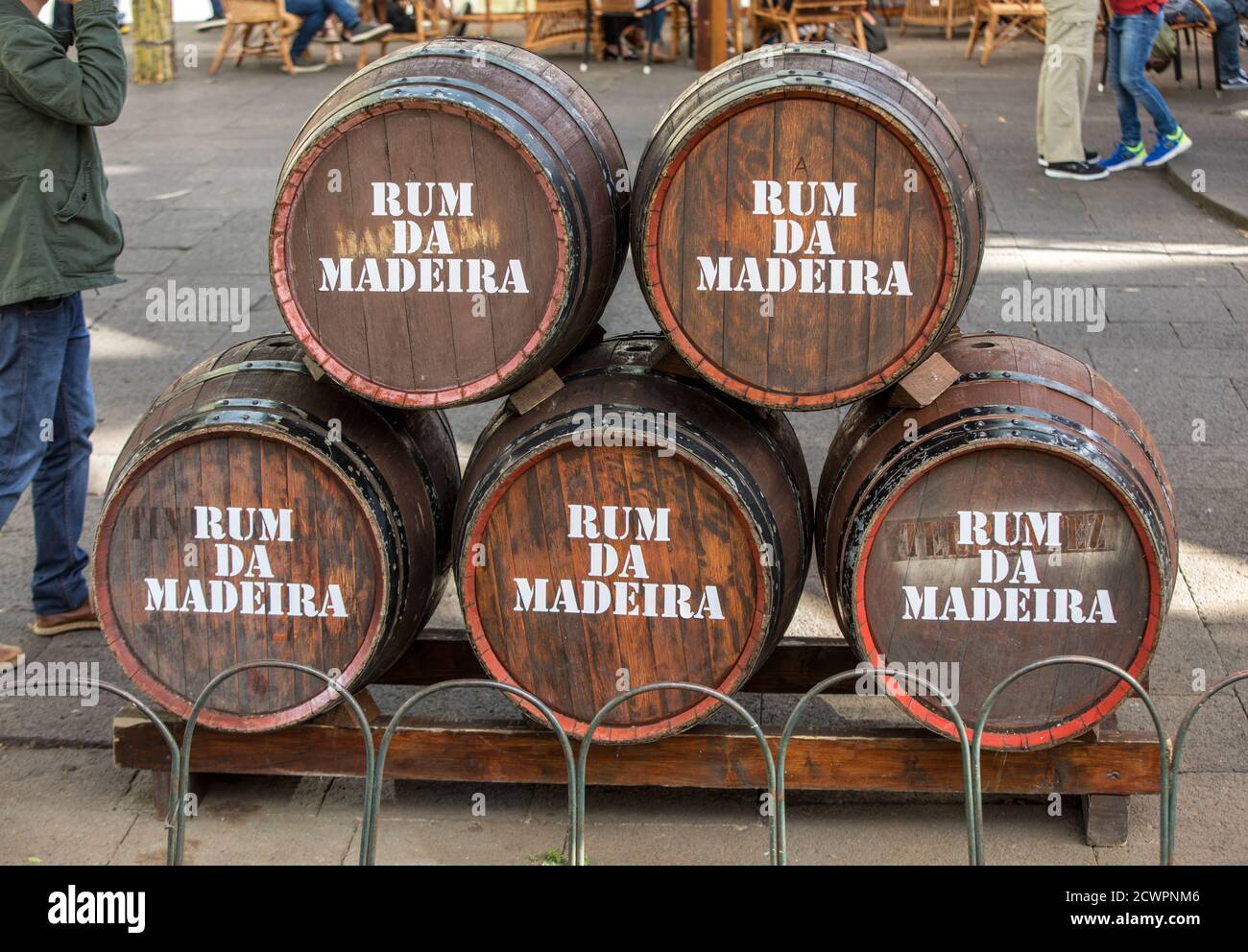 Funchal, Madeira, Portugal April 19, 2018 a bar at the festival do