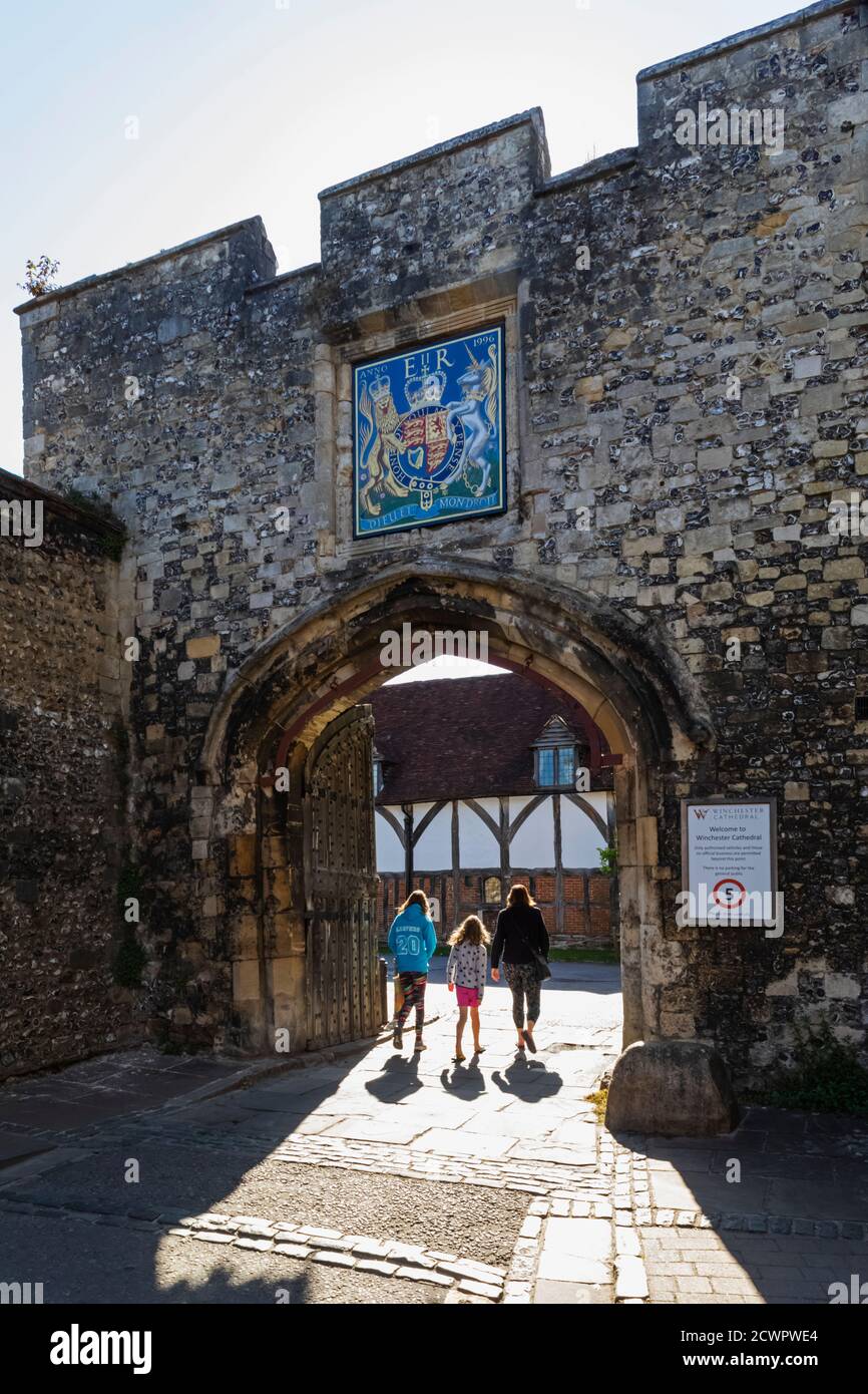 England, Hampshire, Winchester, Winchester Cathedral, The Cathedral