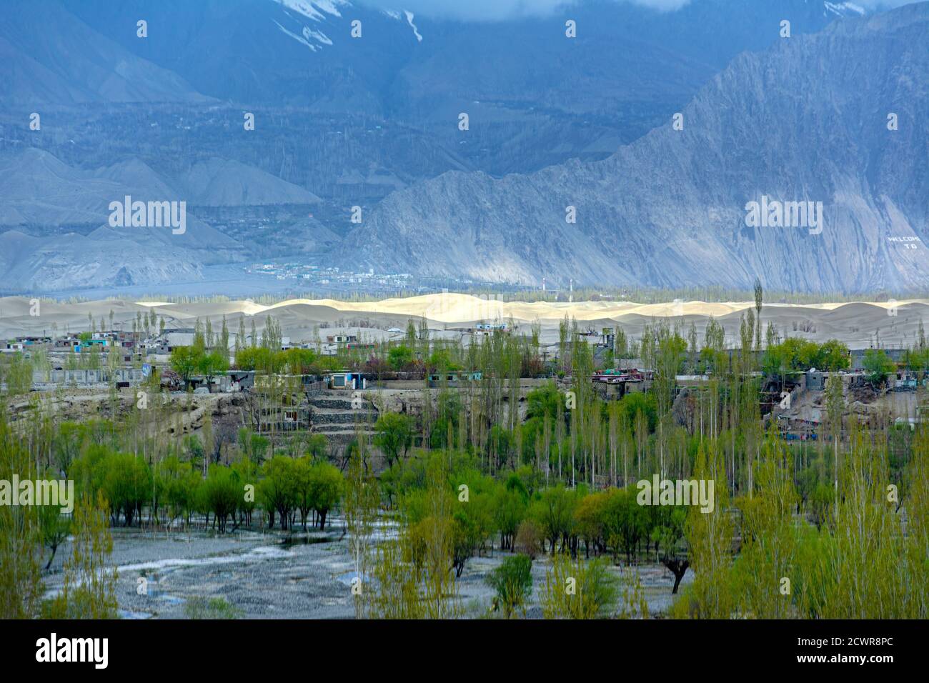 landscape photography in spring season in northern areas of Pakistan