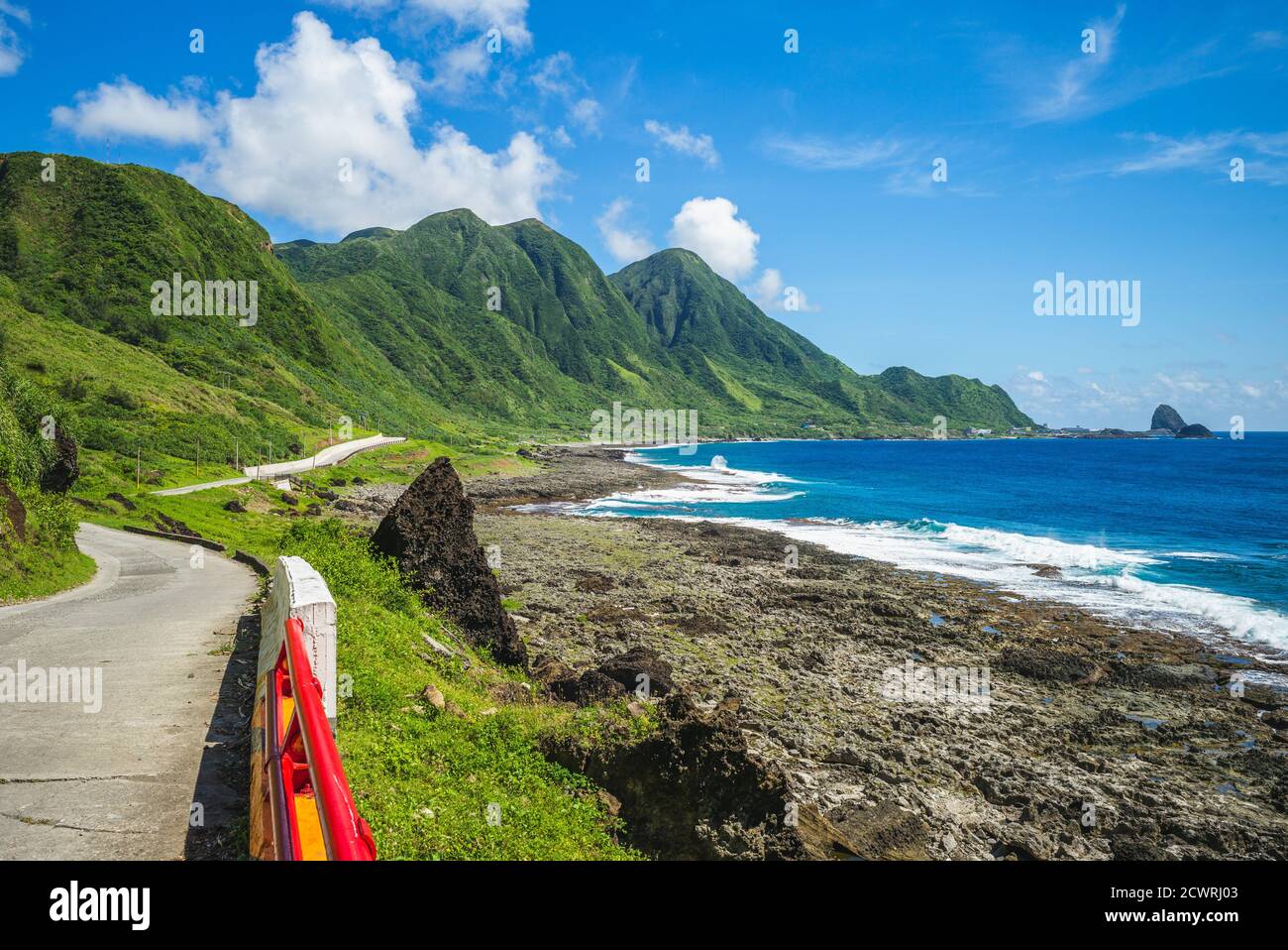 scenery of lanyu coast in orchid island, taitung, taiwan Stock Photo